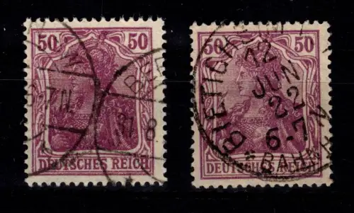 Deutsches Reich 146 I/II gestempelt u.a. geprüft Peschl BPP #DDA71