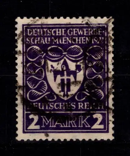 Deutsches Reich 200 b gestempelt geprüft Infla Berlin #DDA78