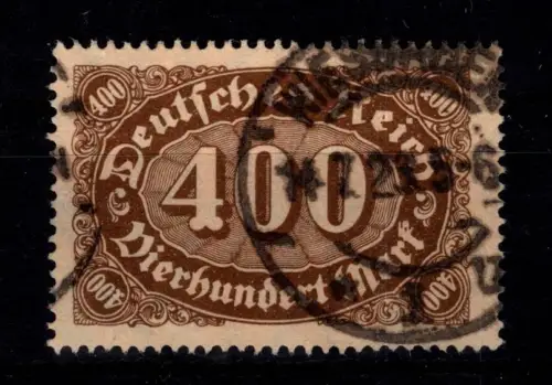 Deutsches Reich 222 c gestempelt geprüft Infla Berlin #DDA83