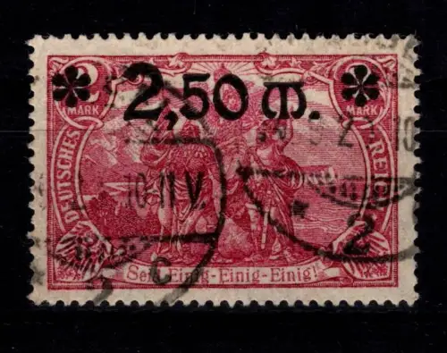 Deutsches Reich 118 b gestempelt geprüft Infla Berlin #DDA54