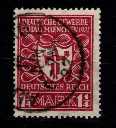 Deutsches Reich 199 c gestempelt geprüft Infla Berlin #DDA76