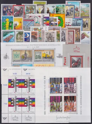 Österreich Jahrgang 2000 mit 2302-2335 postfrisch #ND617
