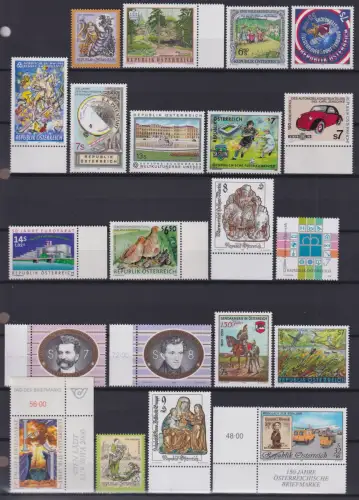 Österreich Jahrgang 1999 mit 2272-2301 postfrisch #KZ512