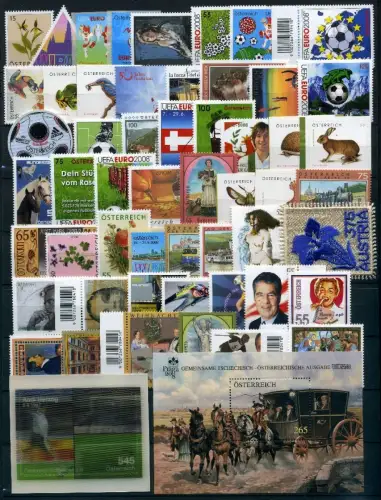 Österreich Jahrgang 2008 postfrisch #IU678