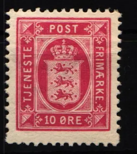 Dänemark Dienstmarken 10 postfrisch #KJ789
