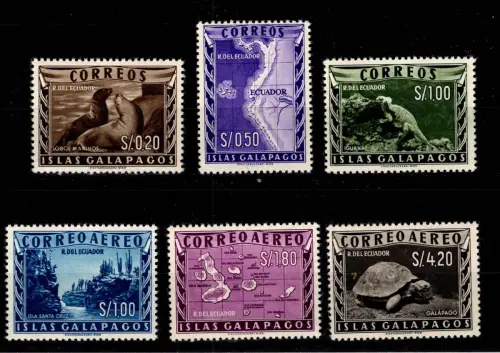 Galapagos Inseln 1-8 postfrisch #DCC31