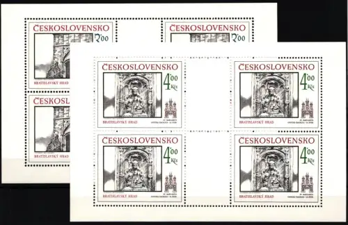 Tschechoslowakei 2873-2874 postfrisch als Kleinbögen #JI591