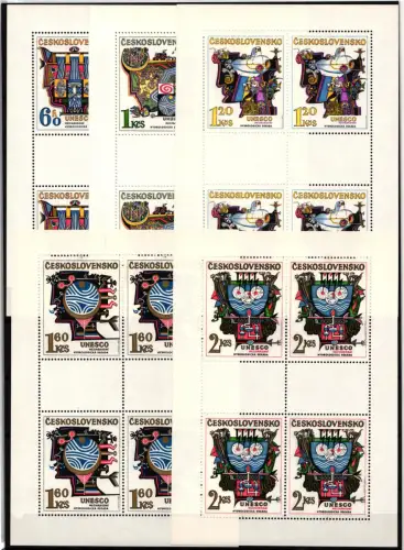 Tschechoslowakei 2195-2199 postfrisch als Kleinbögen #JI762