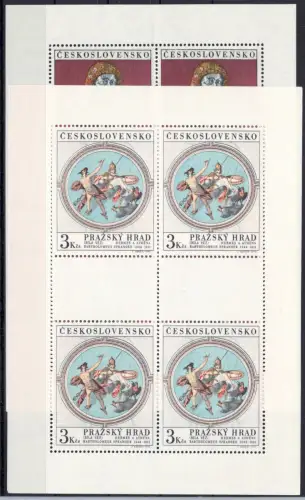 Tschechoslowakei 1943-1944 postfrisch als Kleinbögen, Kunst #OM171