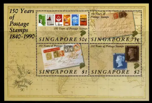 Singapur Block 24 postfrisch Philatelie #IT583