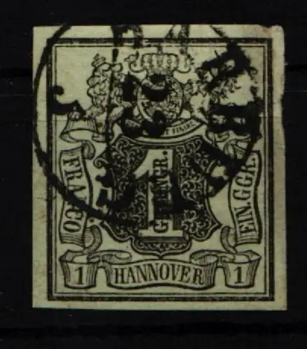 Hannover 2 gestempelt gut geschnitten #KI706