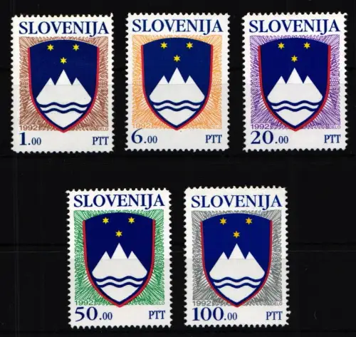 Slowenien 8-12 postfrisch #GK332