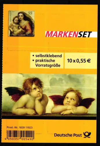 BRD Bund MH 90 postfrisch Markenheftchen #KR685