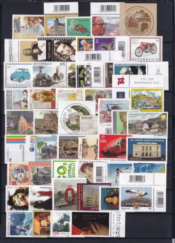 Österreich Jahrgang 2011 ohne Sk 2924-2935 postfrisch #DEE59