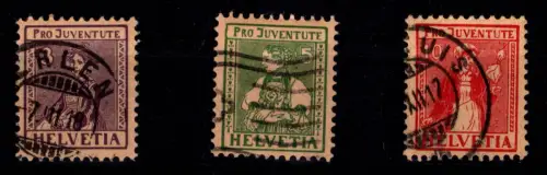 Schweiz 133-135 gestempelt #OV260