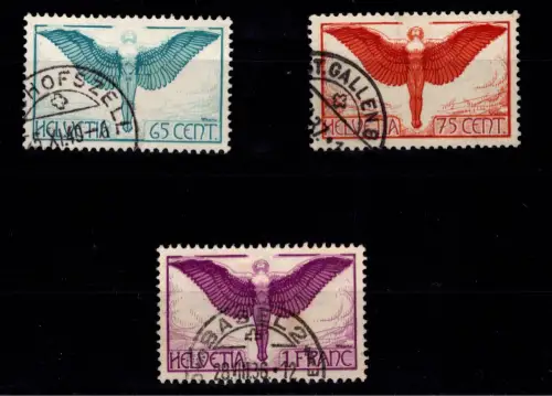 Schweiz 189-191 gestempelt #OV270