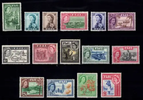 Fidschi Inseln 124-138 postfrisch -selten- #OV308