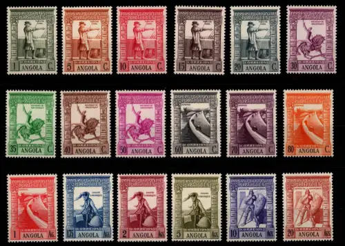 Angola 266-283 postfrisch -selten- #OV309