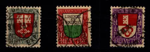 Schweiz 149-151 gestempelt #OV262