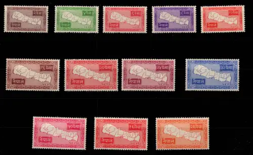 Nepal 80-91 postfrisch -selten- #OV305