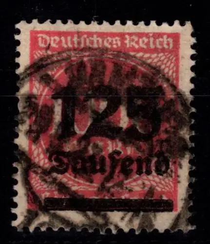 Deutsches Reich 291 a gestempelt Infla geprüft #DEE85