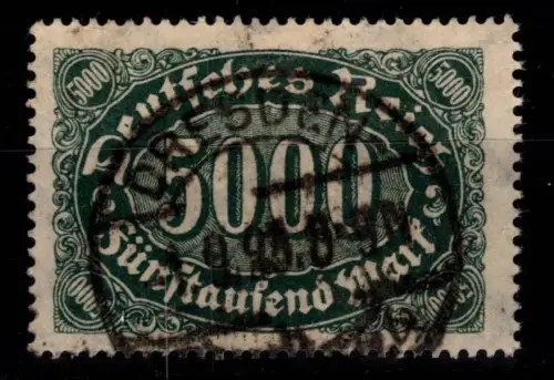 Deutsches Reich 256 b gestempelt Infla geprüft #DEF13