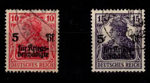 Deutsches Reich 105-106 gestempelt #DEF27