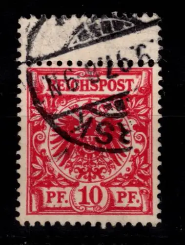 Deutsches Reich 47 d gestempelt geprüft #DEF40