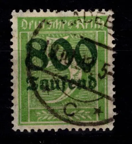 Deutsches Reich 301 A gestempelt Infla geprüft #DEE92