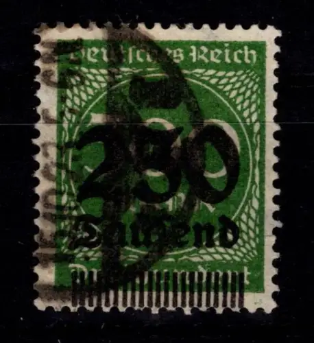 Deutsches Reich 293 gestempelt Infla geprüft #DEE89