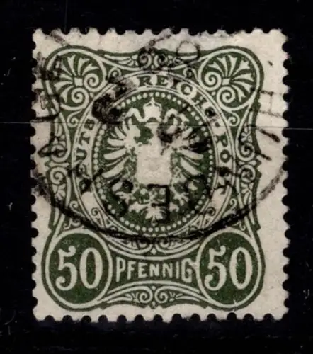 Deutsches Reich 44 b gestempelt geprüft #DEQ49