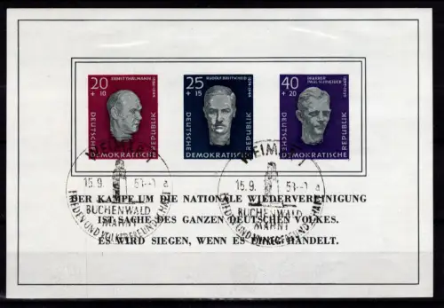 DDR Block 15 gestempelt #OV392