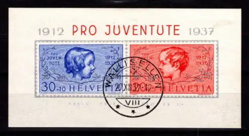 Schweiz Block 3 gestempelt #OV383