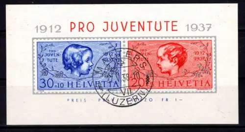 Schweiz Block 3 gestempelt #OV378