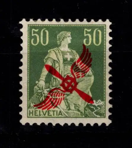 Schweiz 145 mit Falz #OV396