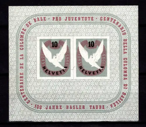 Schweiz Block 12 mit Falz #OV385