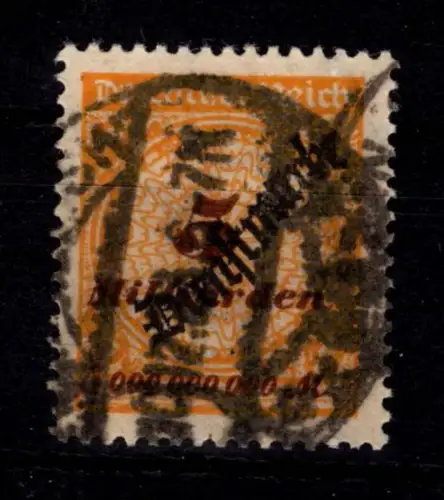 Deutsches Reich Dienstmarken 85 gestempelt geprüft Infla Berlin #DES32