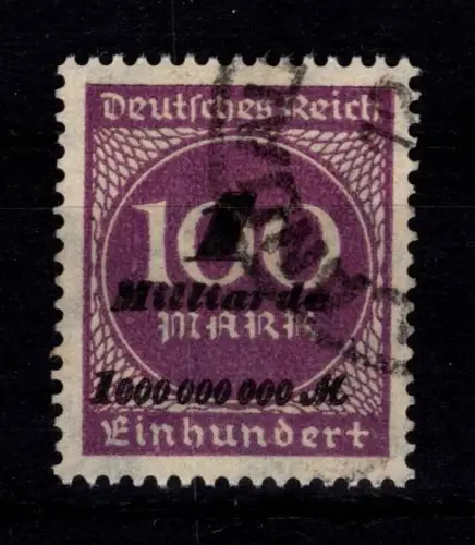 Deutsches Reich 330 b gestempelt geprüft Infla Berlin #DES01