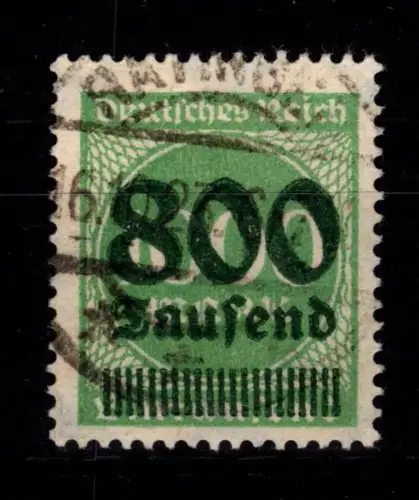 Deutsches Reich 308 b gestempelt geprüft Infla Berlin #DES13