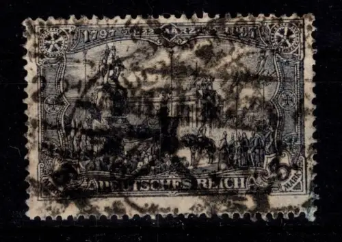 Deutsches Reich 96 B II a gestempelt geprüft #DER87