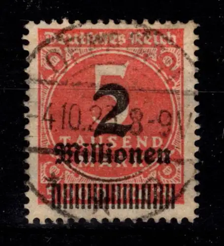 Deutsches Reich 312 A b gestempelt geprüft Infla Berlin #DES16