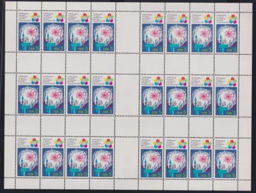 DDR Markenheftchenbogen MHB 16 A postfrisch #NE207