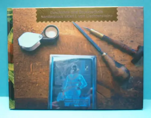 Liechtenstein Block 18 B + A +10 Phasendrucke im Buch postfrisch #NF364