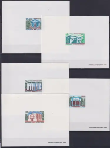 Niger 234-238 postfrisch als Epreuve de Luxe/ EdL #NF401