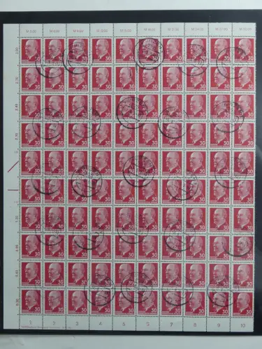 DDR 100er Bogen 935 gestempelt Wurzen #DCK26