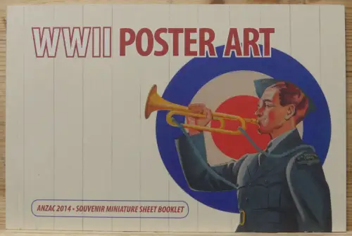 Neuseeland Markenheftchen mit 3099-3104 C postfrisch Weltkriegsplakate #OD107