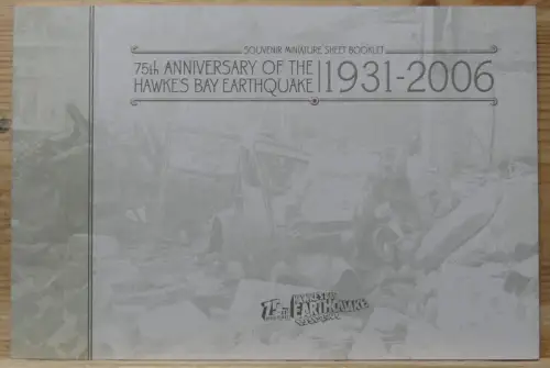 Neuseeland Markenheftchen mit 3212-2331 postfrisch Erdbeben Hawkes Bay #OD112