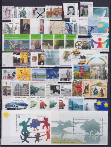 BRD Jahrgang 2003 postfrisch nicht komplett #OK309