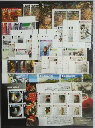 Gibraltar Jahrgang 2019 mit 1894-1947 postfrisch #IA761