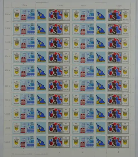 DDR ZD-Bogen MICHEL 2947-2948 komplett mit DV 3 postfrisch #OO257